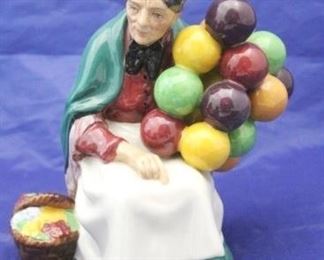104 - Royal Doulton "The Old Balloon Seller" Figurine 7 1/2" tall
