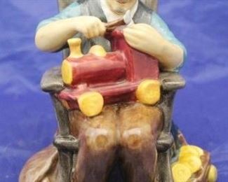 105 - Royal Doulton "The Toymaker" Figurine 6 1/2" tall

