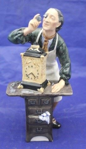 106 - Royal Doulton "The Clockmaker" Figurine 7 1/2" tall
