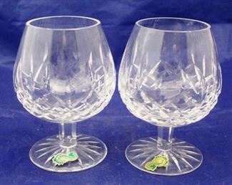 132 - Pair of Waterford Crystal Stems 5" tall
