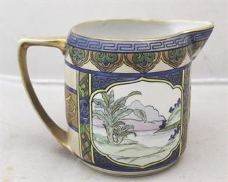170 - Nippon Hand Painted Pitcher 4 1/2" tall