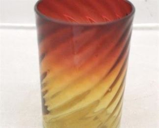 224 - Art Glass Tumbler 4" tall
