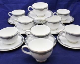 246 - Royal Doulton "Salisbury" cups and saucers
