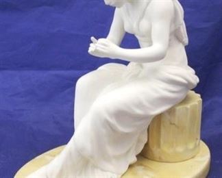 271 - Italian Agostinell Porcelain Statue 9X 9 1/2"
