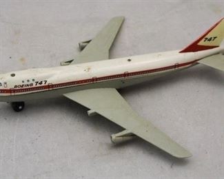 293 - Boeing 747 Tin Toy Plane 11" long
