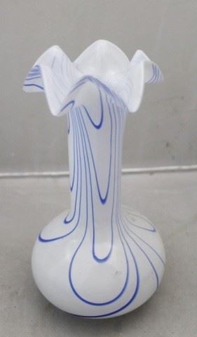 298 - Art Glass Vase 8" tall

