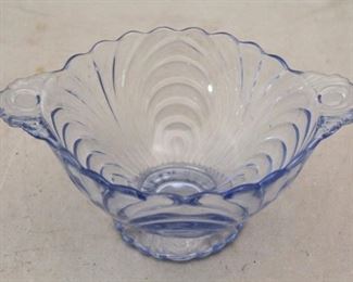 299 - Cambridge Caprice Blue Glass Bowl 7 3/4" round
