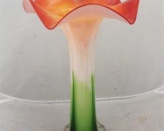 323 - Art Glass Vase 14" tall
