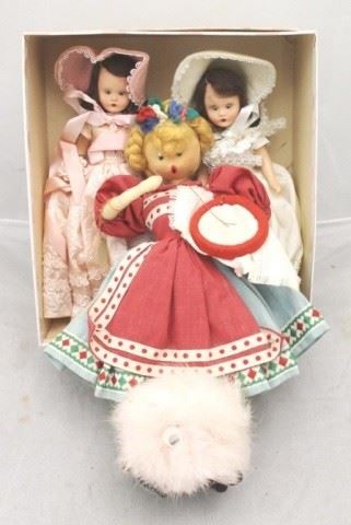 333 - Lot of Vintage Dolls with box
