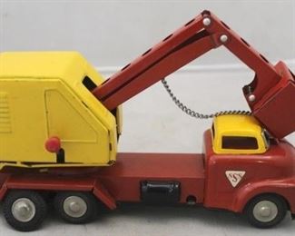 335 - SSS Metal Construction Truck - as is missing wheel
