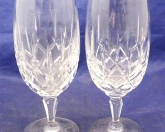 382 - Pair of Gorham Crystal Glasses 7 1/2" tall
