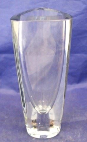 402 - Orrefors Crystal Vase 8 1/2 tall

