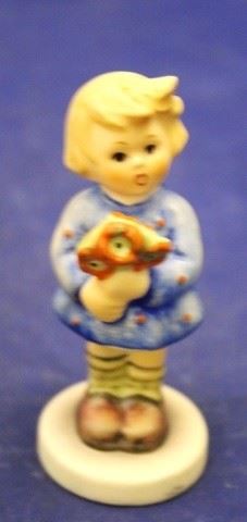 421 - Hummel "Girl with Flowers" 3 1/2" tall
