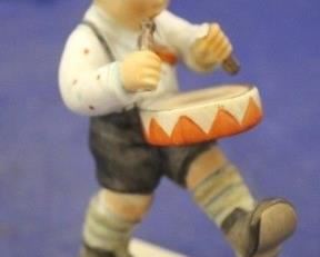 422 - Hummel "Drummer Boy" As Is Broken Drumstick 4 1/2" tall
