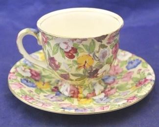 428 - Royal Winton cup and saucer (2pc)
