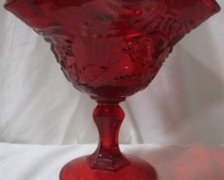 435x - Fenton Red Compote
