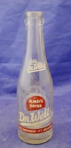 441 - Dr. Wells soda bottle 8" tall
