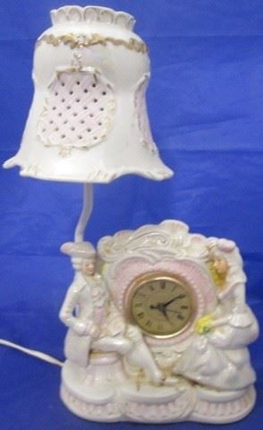 450x - Porcelain Lamp - New Clock (parlor style)