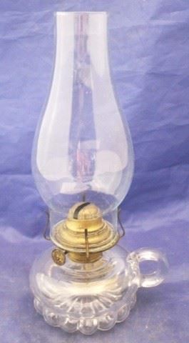 455 - Oil Lamp 11" tall
