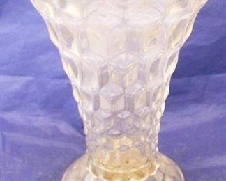 464 - Fostoria American Glass Vase10 1/2" tall
