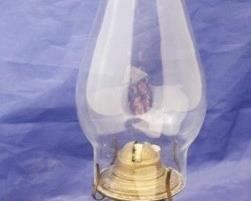 491 - Oil Lamp 11 1/2" tall

