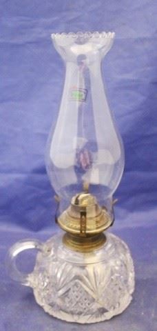 492 - Oil Lamp 10 1/2" tall
