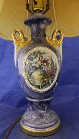 548 - Vintage Ceramic Lamp- 24" tall
