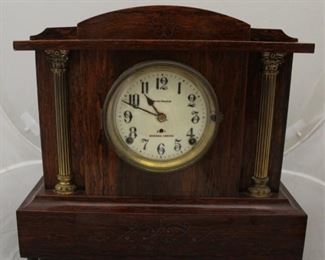 560 - Seth Thomas Sonora Chimes Mantle Clock 15"X 14"

