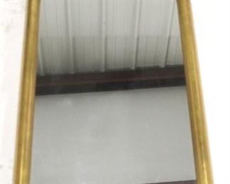 633 - Arched Top Gilded Mirror 36" X 18"
