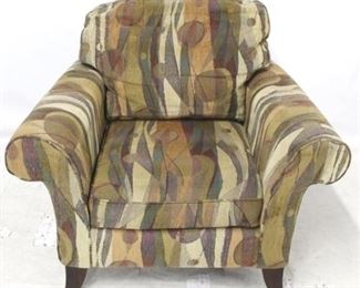 637 - Broyhill Upholstered Accent Chair 35 1/2" X 37" X 37"
