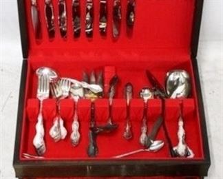 639 - Rogers Silver Plated Flatware with box--42 piece
