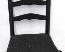 659 - Painted Ladder Back Chair 40" X 14" X 16 1/2"
