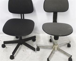 698 - Pair office chairs
