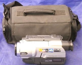 712 - Sony Handyman Hi8 video camcorder & case
