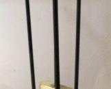 728 - 4 Pc fireplace set 29" tall
