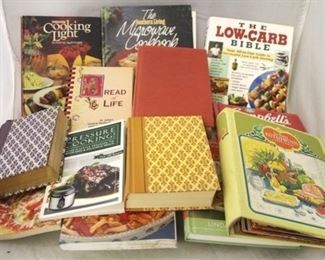 768 - Assorted cookbooks
