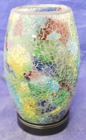 788 - Stained glass lamp 8 1/2" tall
