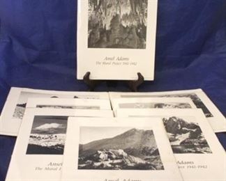 803 - Set of 8 Ansel Adams prints 8 x 10
