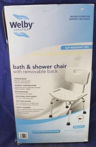 809 - Welby bath & shower chair in box
