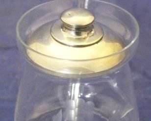 851 - Wheel cut mustard dish 2 3/4"
