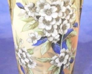 862 - Nippon hand painted vase 10 1/2" tall
