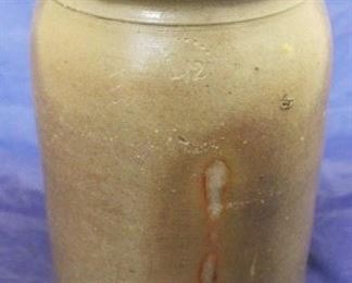 936 - James River Valley Richmond crock Attributed to David Parr 11 1/2" tall
