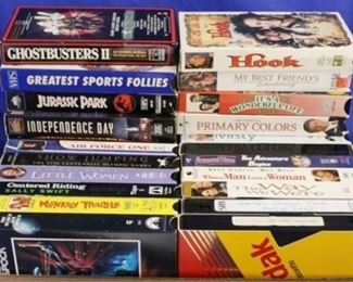 979 - Assorted VHS movies
