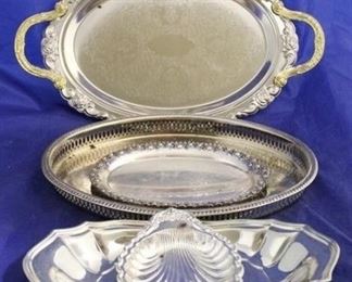 985 - Assorted silver plate items
