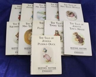 992 - Set of 11 Beatrix Potter books
