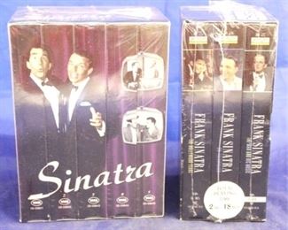 1015 - 2 Frank Sinatra VHS box set of movies
