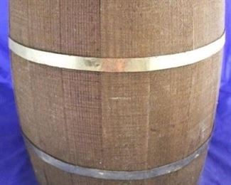 1035 - Wooden barrel 14 x 12 1/2
