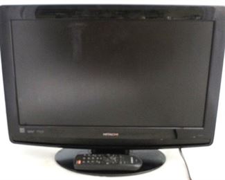 1065 - Hitachi 19" LCD TV with remote
