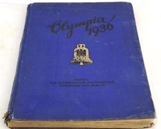 1070 - 1936 Olympics "Nazi" Germany printed book
