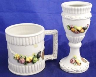 1113 - 2 Chelsea House ceramic accessories
